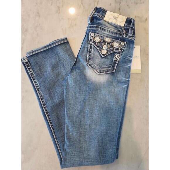 Miss Me Jeans (NWT) Mid-Rise Straight (27x33) - Picture 10 of 14